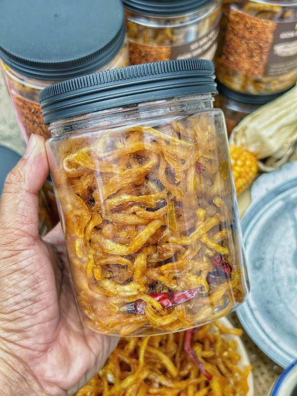 Cải xá bấu rim mặn ngọt (ăn chay được) 500g