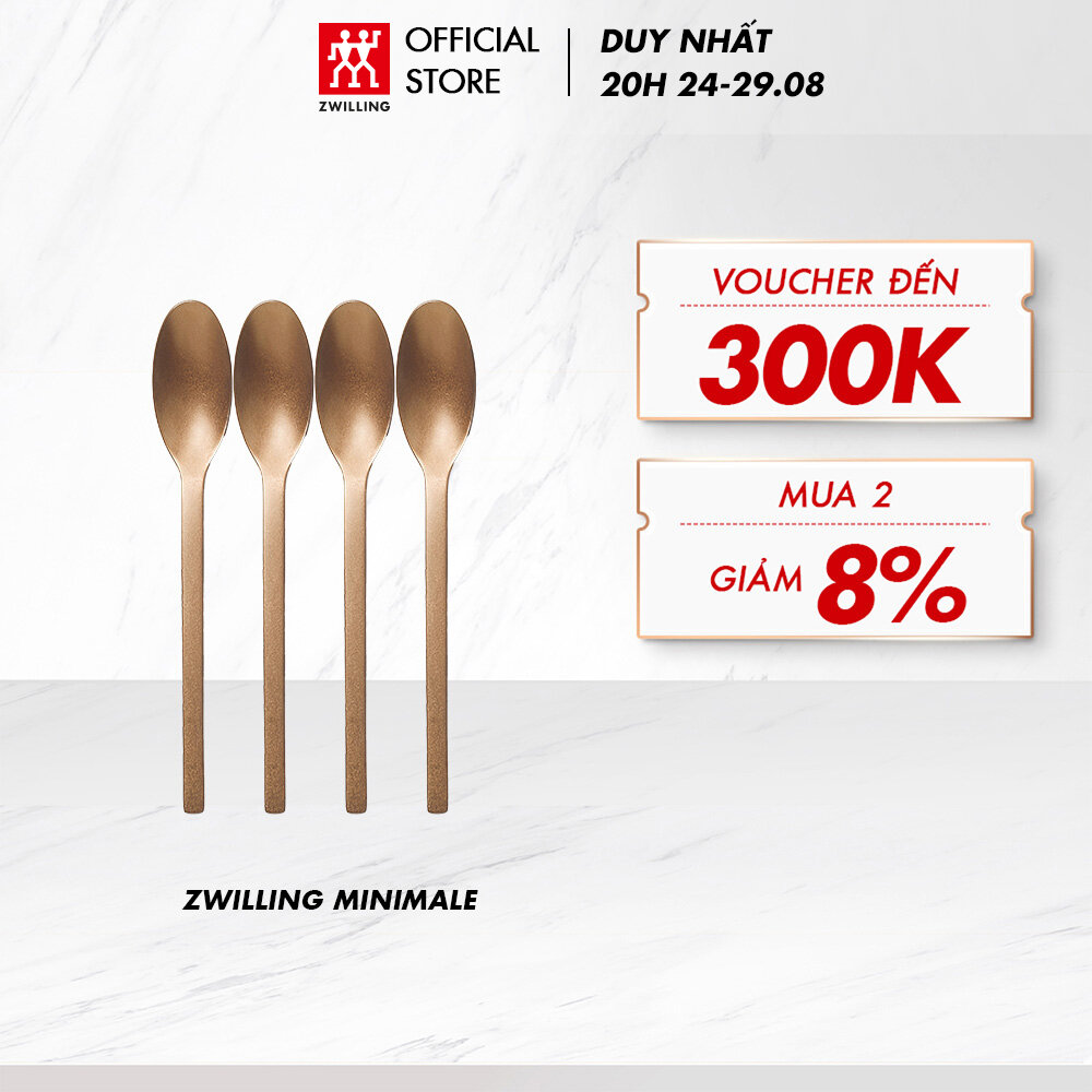 Bộ 4 muỗng cao cấp ZWILLING Minimale - bằng thép không gỉ cao cấp