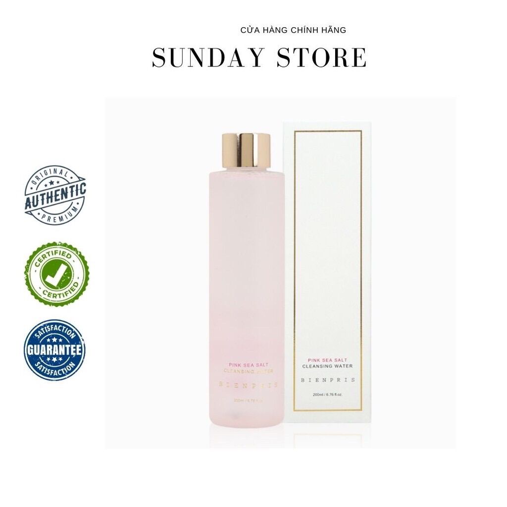 Tẩy Trang Muối Biển Hồng Bienpris - Tẩy Trang Bienpris 200ml