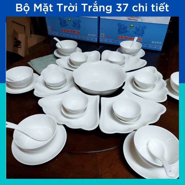 Bộ Hoa Mặt Trời 37 chi tiêt trắng.