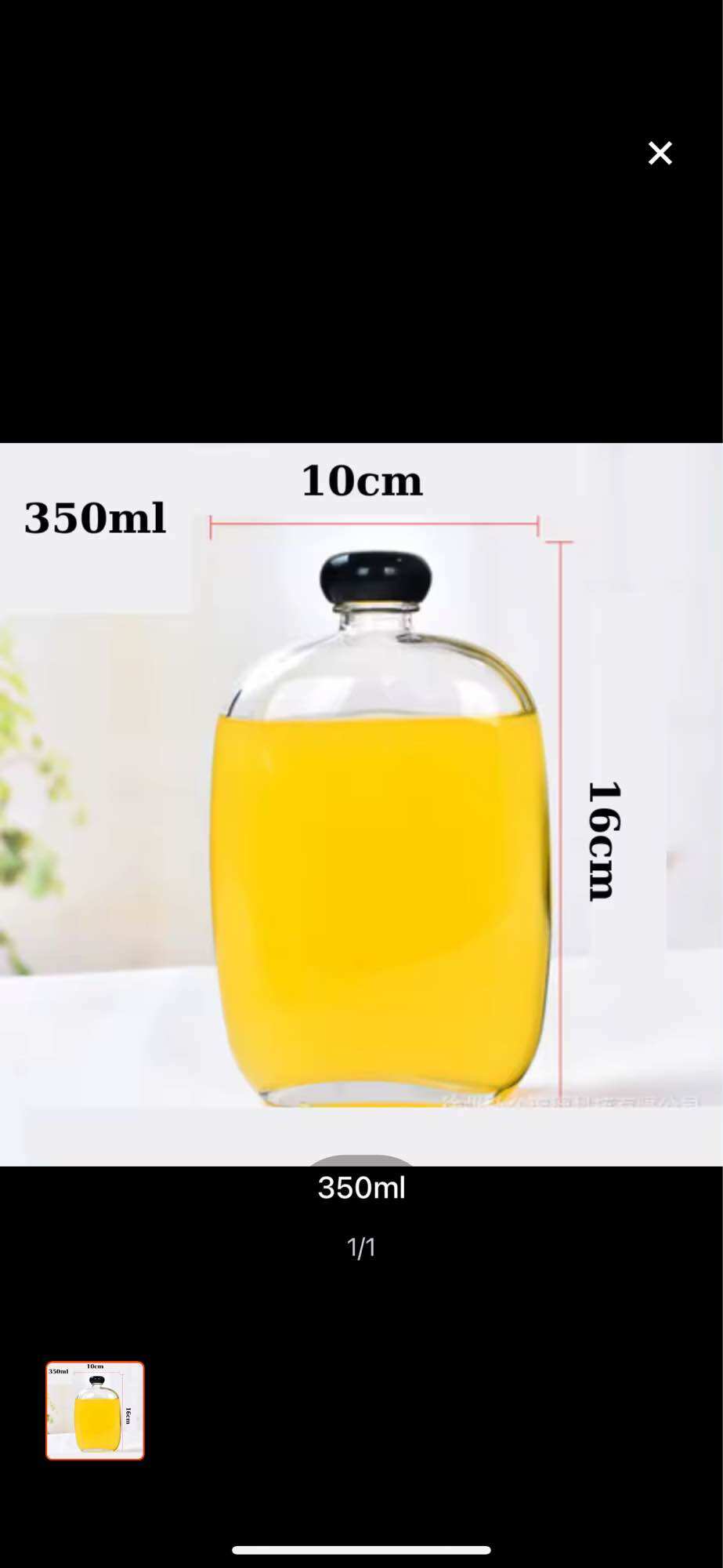 Chai dẹp nắp nhựa,chai thuỷ tinh dẹp nắp nhựa 350ml