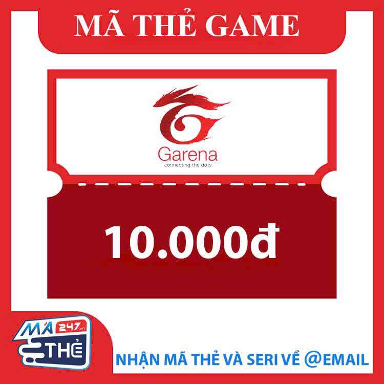 Mã thẻ game Garena 10K