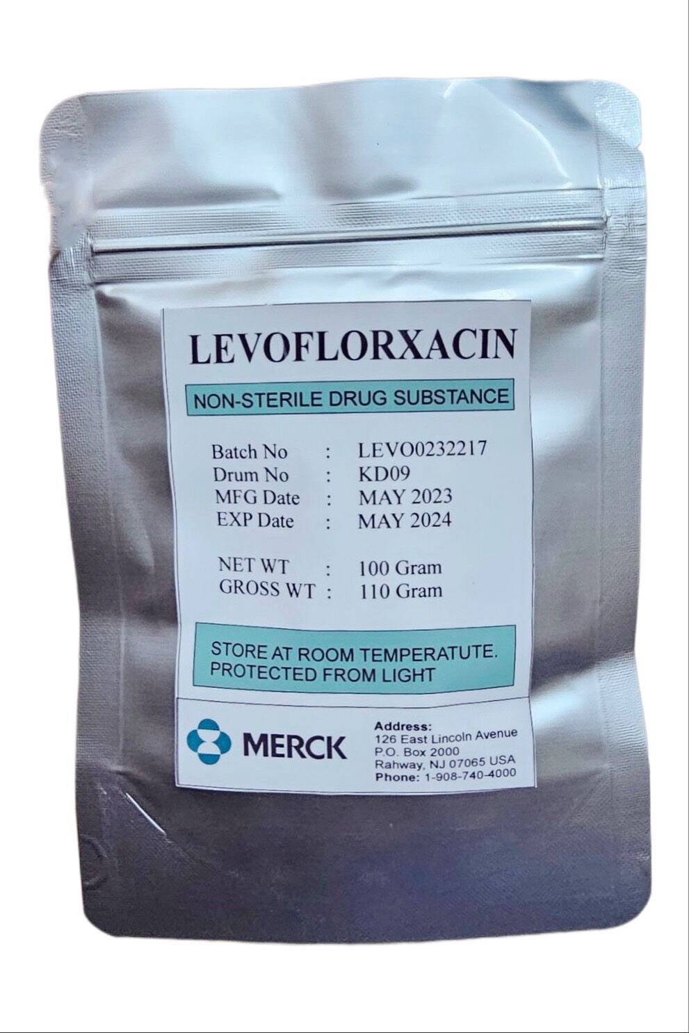levofloxacin 100g/gói dùng cho cá,ếch,lươn