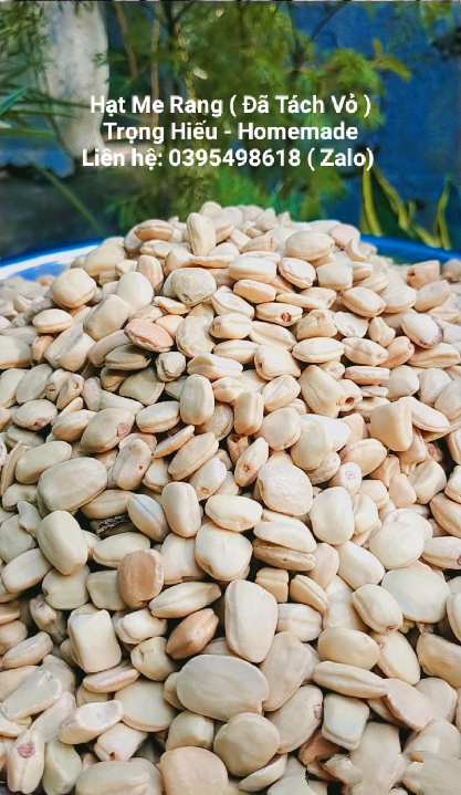 Hạt me rang ( đã tách vỏ)  Hạt me nấu chè (1kg)