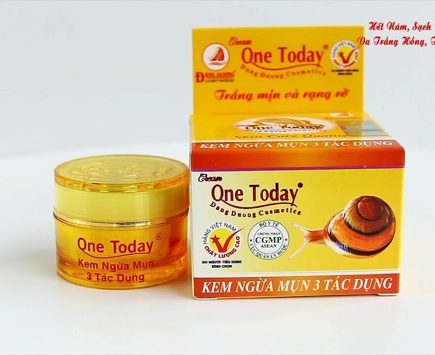 Kem one today kem ngừa mụn 3 tác dụng 8g