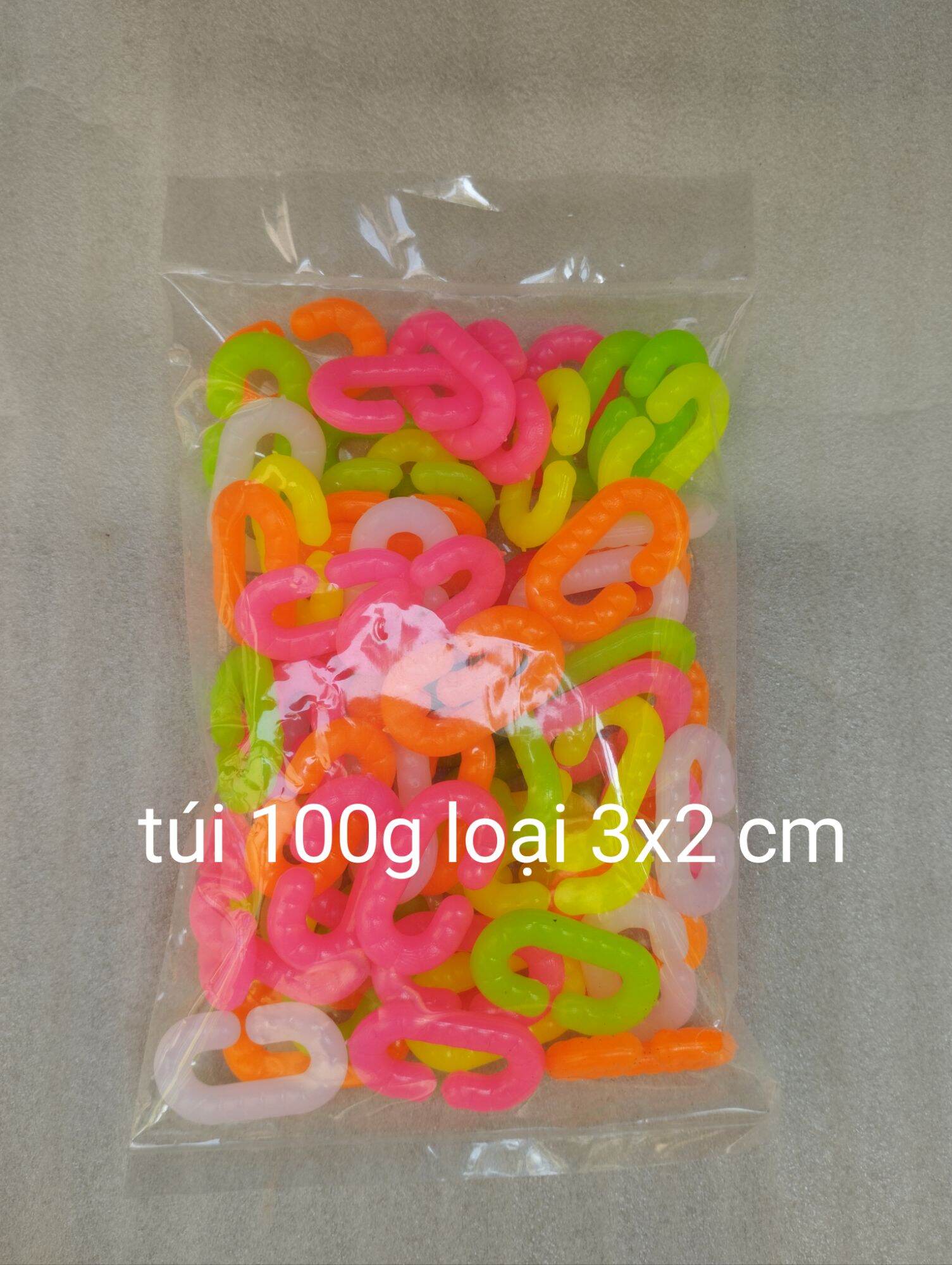 Đồ Chơi Móc Xích Bằng Nhựa ( Túi 100 gam )