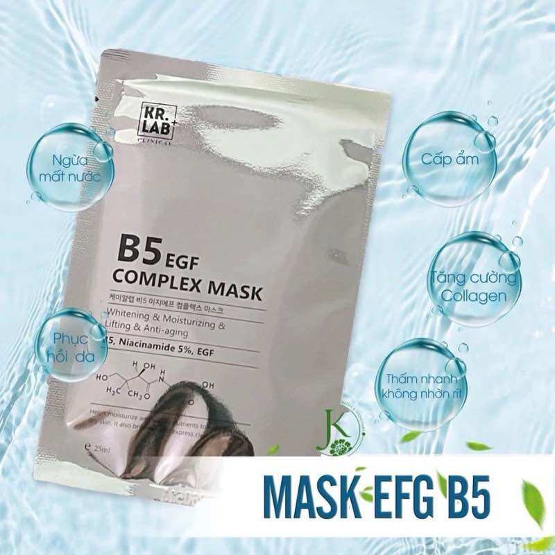 [Hàng Cty]Mặt Nạ Kr Lab B5 EGF Complex Mask Cấp Ẩm Phục Hồi Da Làm Dịu Da