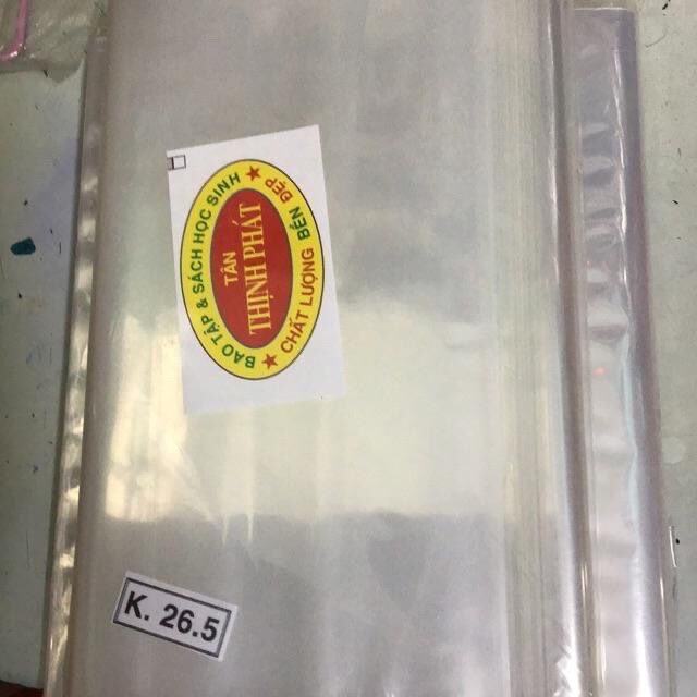[HCM]Nylon (kiếng) bao Tập/ Sách dày loại đặc biệt (xấp 10 cái)