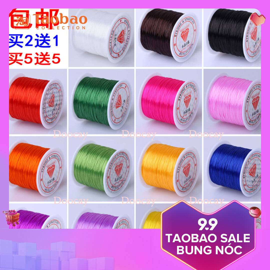 Dây Co Giãn Xâu Hạt, Dây Xâu Hạt, Dây Vòng Tay, Dây Thun, Dây Vòng Tay, Dây Pha Lê, Đá Tourmaline, Dây Phật.