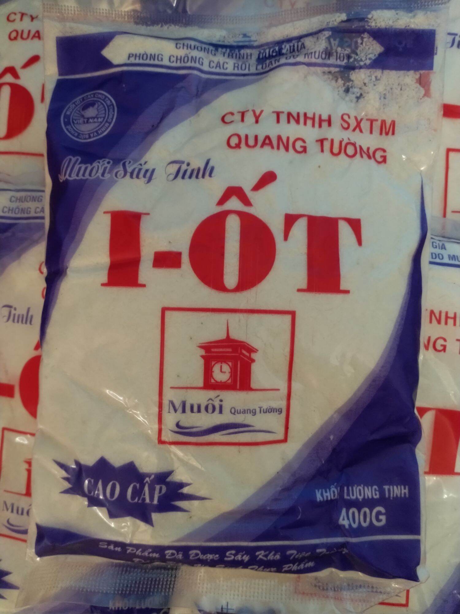Combo 6 bịch muối sấy tinh I - ỐT 400G/bịch