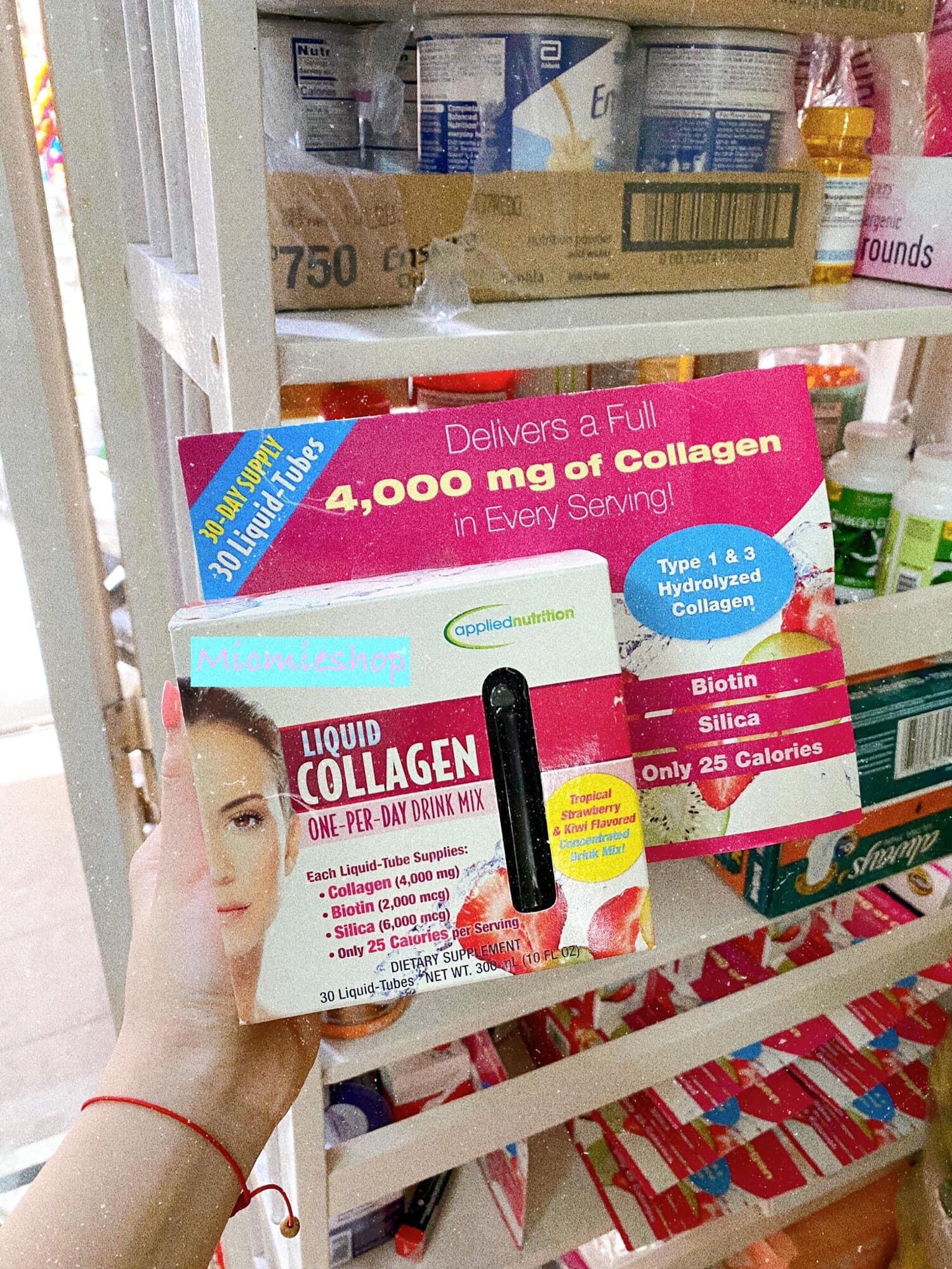 Collagen ống dạng nước Liquid Collagen Easy-to-take Drink Mix 4000mg 30 ống