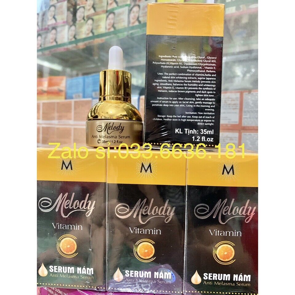 Serum hết nám melody chai 35ml