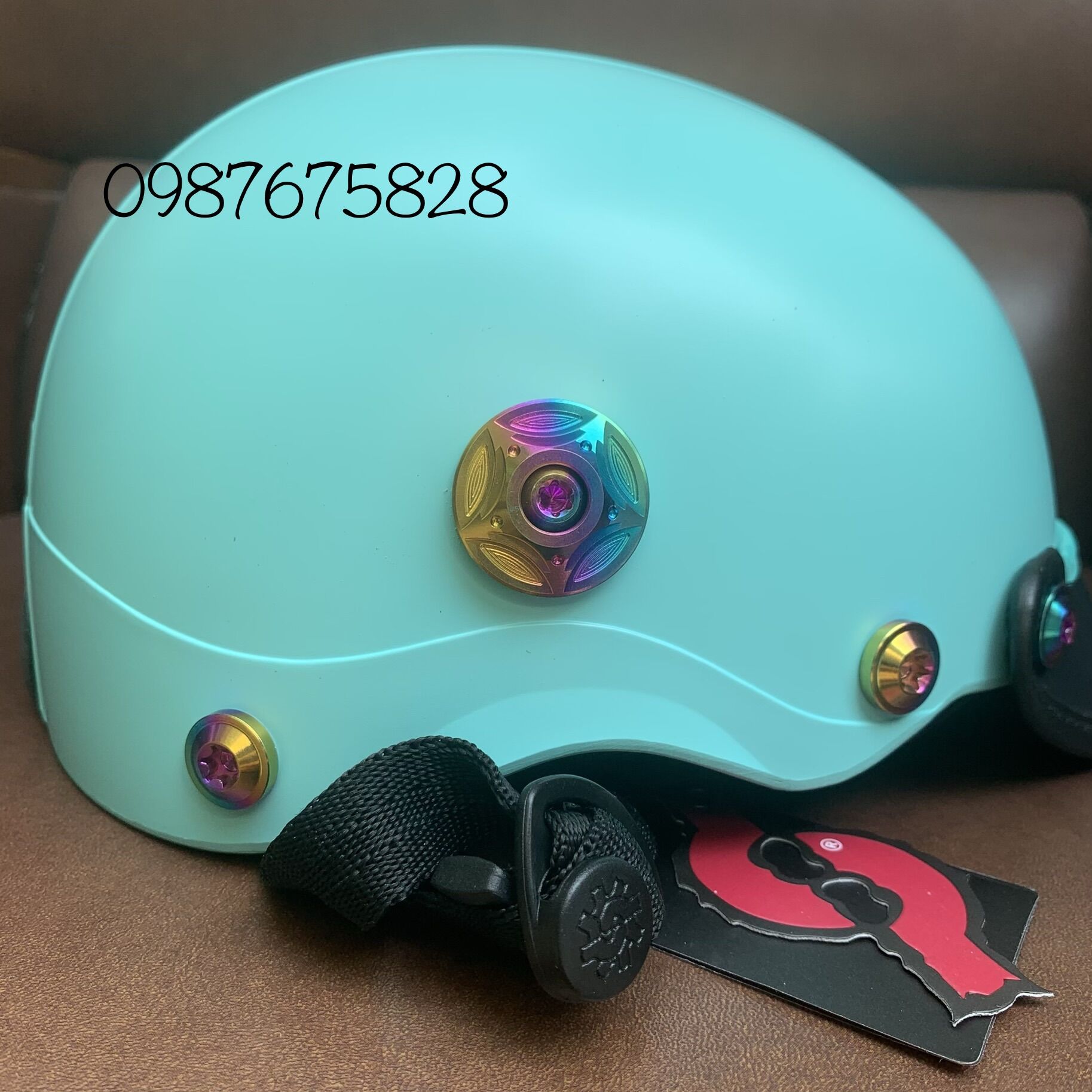[ Hot ❤️Trend ] Nón sơn gắn full (7ốc titan Gr5 +2 ốc Gù)