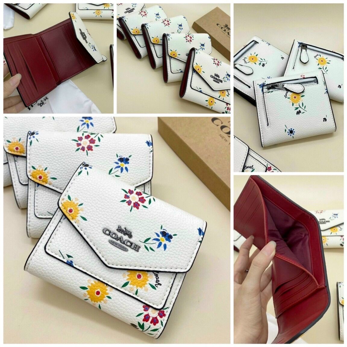 Ví C0ach Wyn Small Canvas da thật