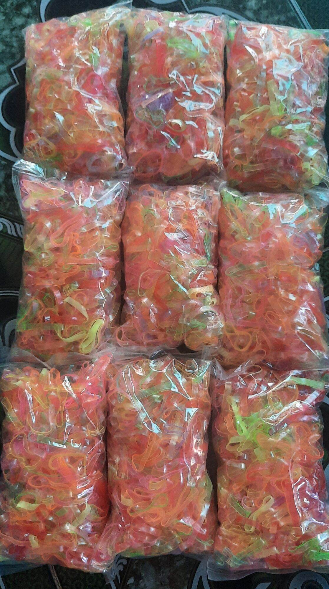 Thun Cột Tóc Nhiều Màu Cho Mẹ & Bé