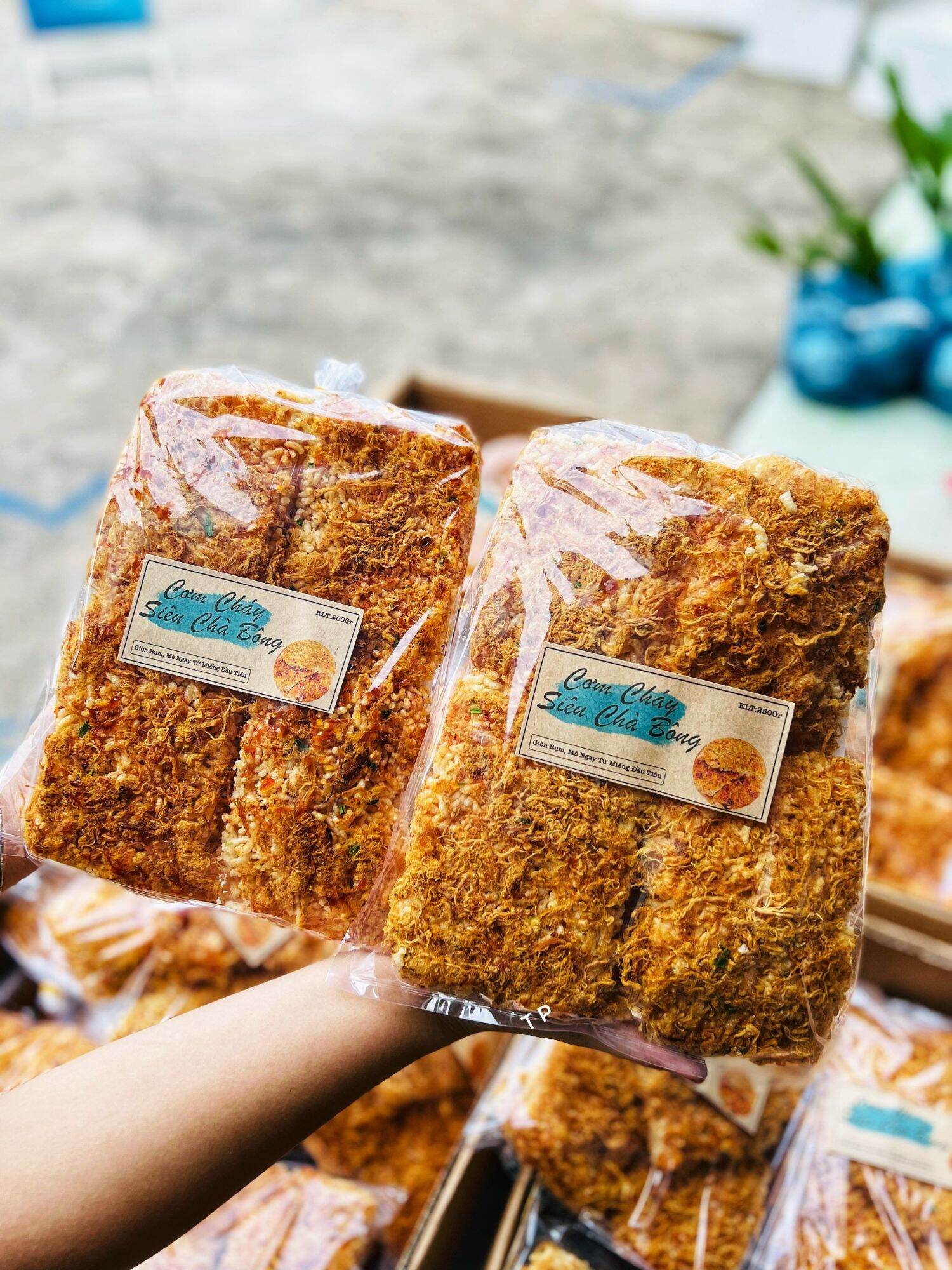 Cơm cháy miếng siêu chà bông 250g