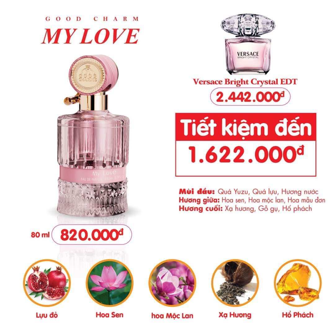 Nước Hoa Nữ Good Charme My Love 80ml