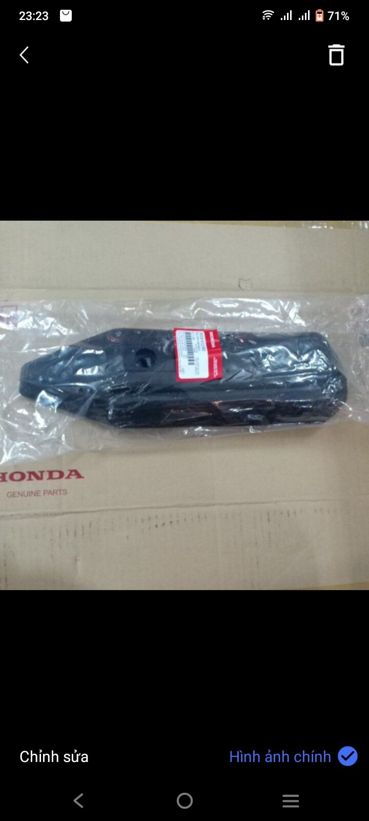 A Ốp pô LEAD 125 2013-2016 zin