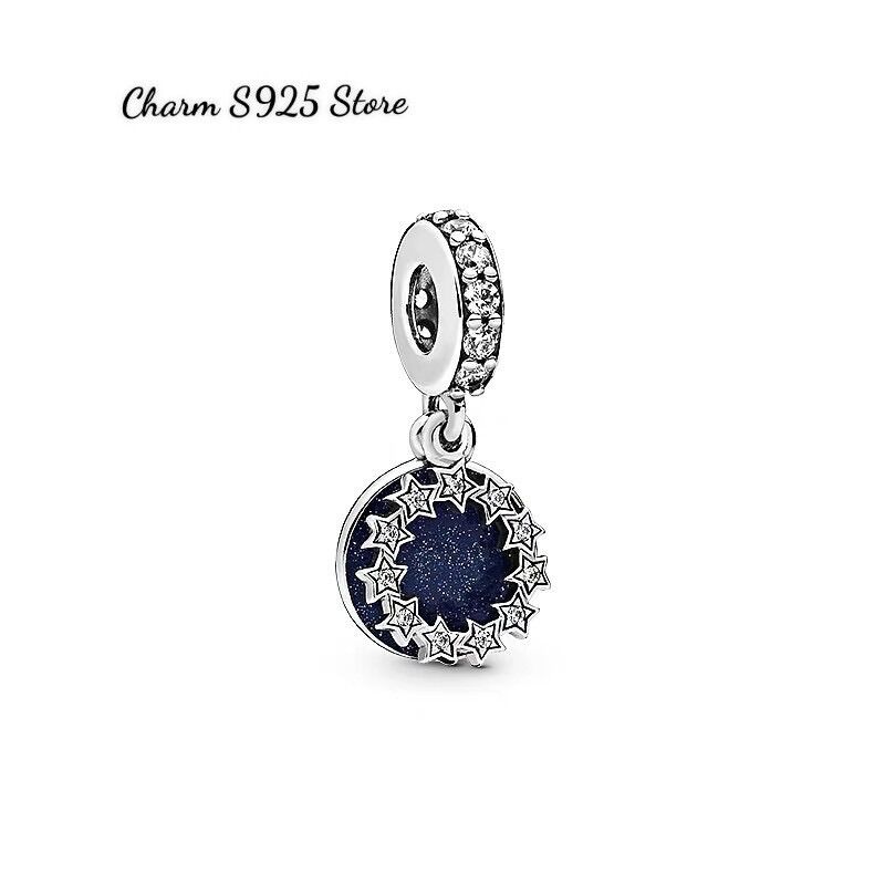 Charm pandora treo ngôi sao đính đá bạc s925 cao cấp