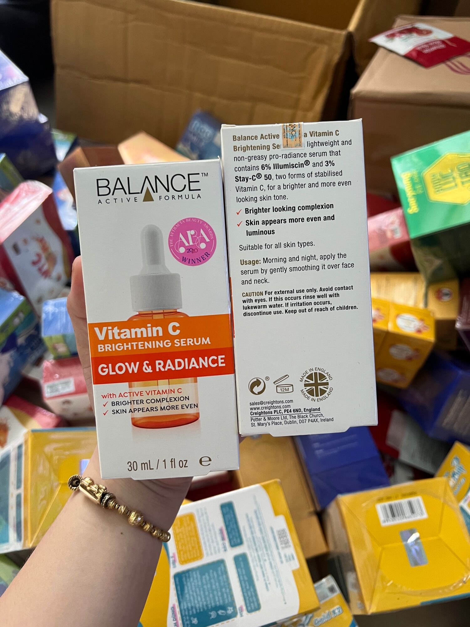 Serum vitamin C BALANCE Tinh chất sáng da mờ thâm mụn