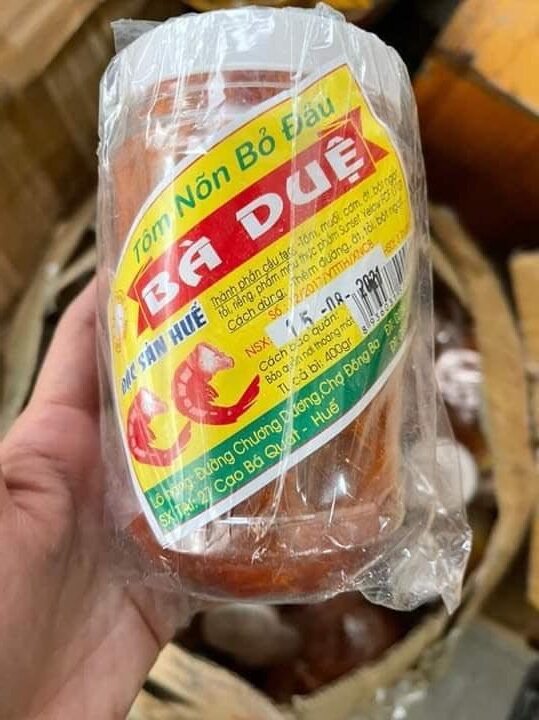 400g mắm tôm chua bà duệ, đặc sản huế