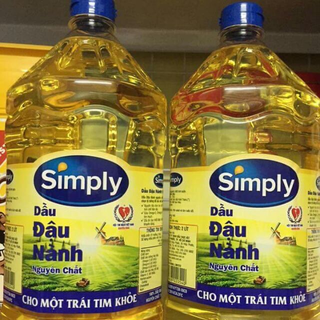 Dầu đậu nành Simply chai 2L