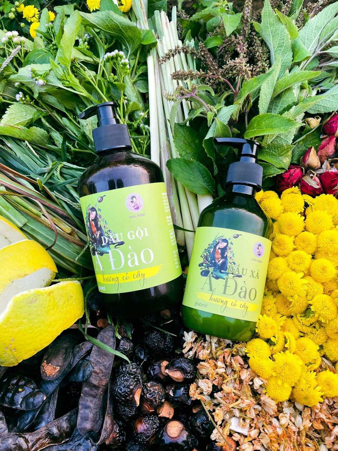 Combo chăm sóc tóc Ả Đào Mộc Nhan Natural