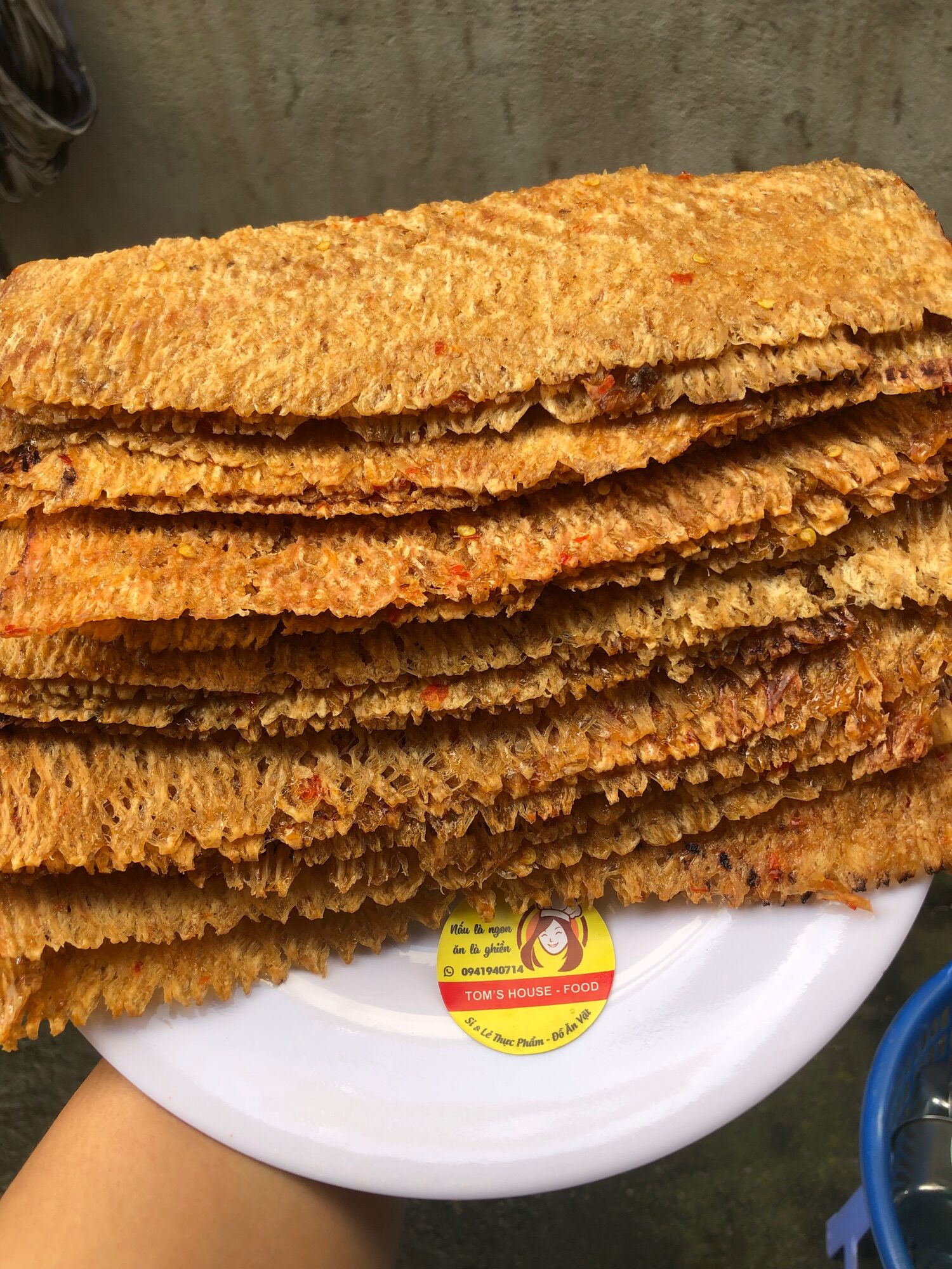 Mực cán tầm vị hũ  500 gr