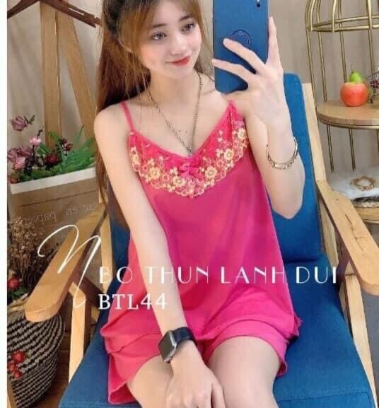 [Có size 40-75kg] Bộ đùi thun lạnh 2 dây phối ren