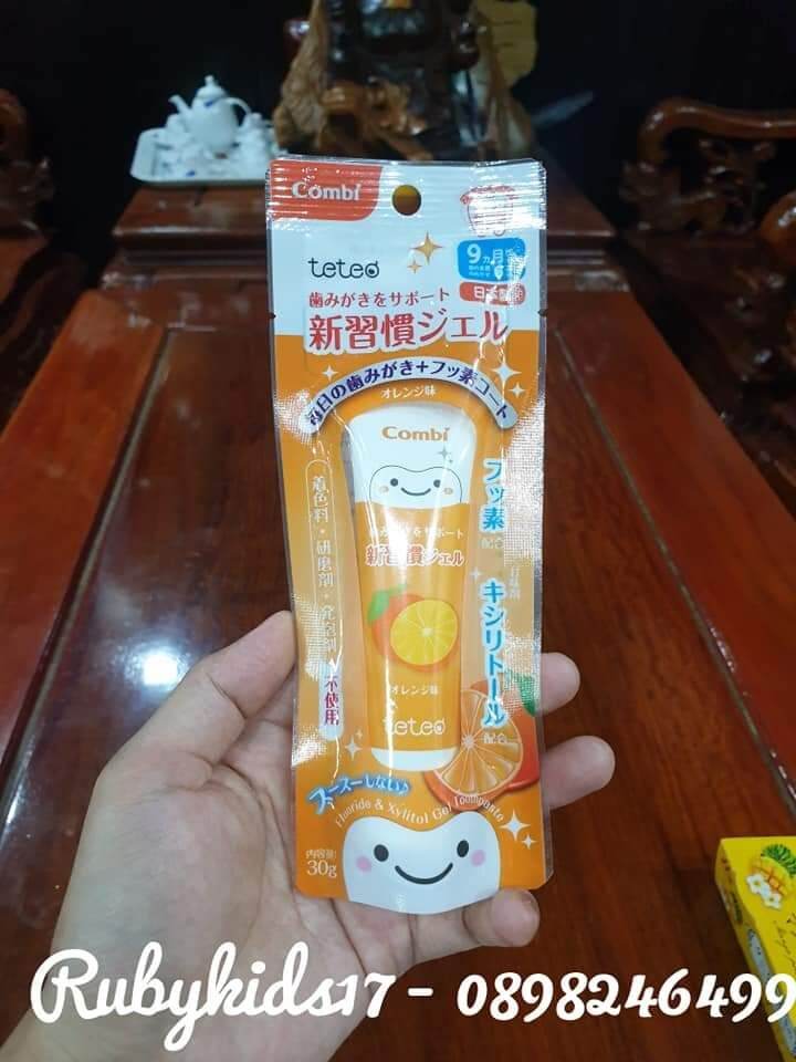 Kem đánh răng nuốt đựơc Combi đủ vị