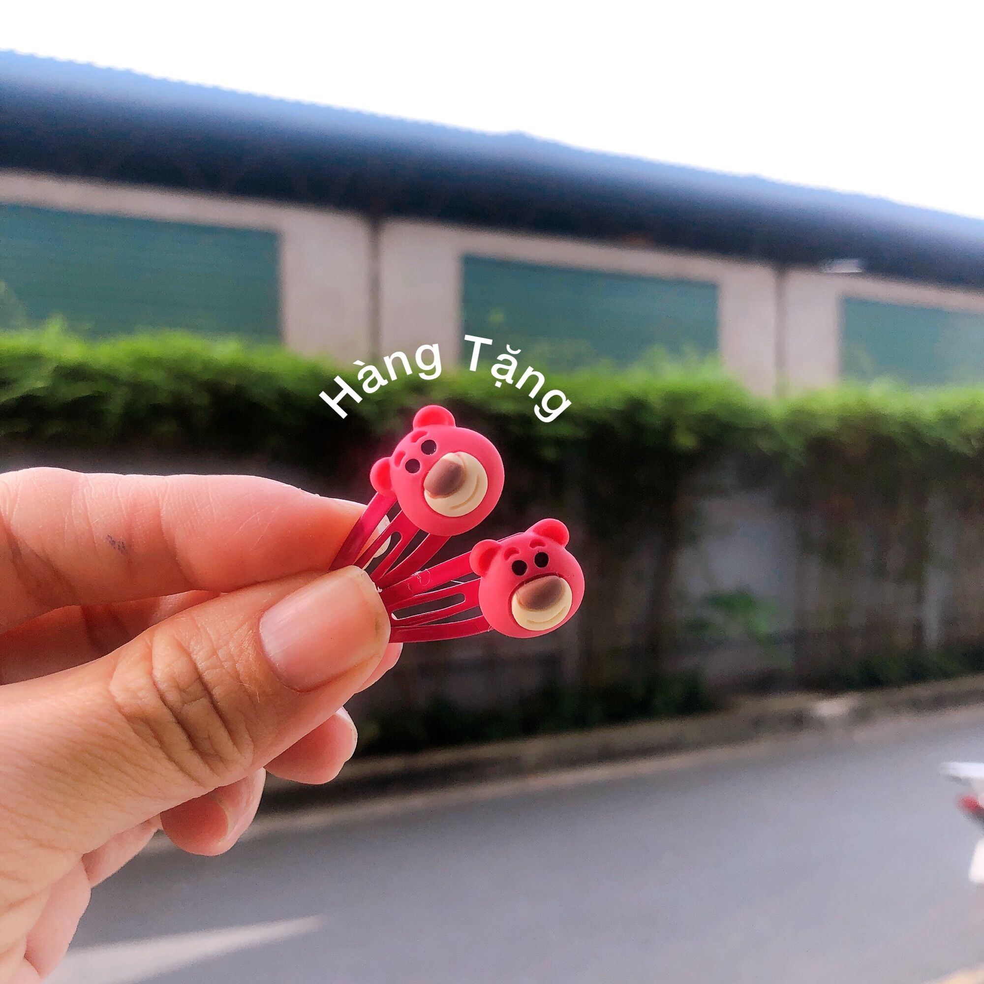 SET 4 MÓN CỘT VÀ KẸP TÓC GẤU DÂU LOTSO