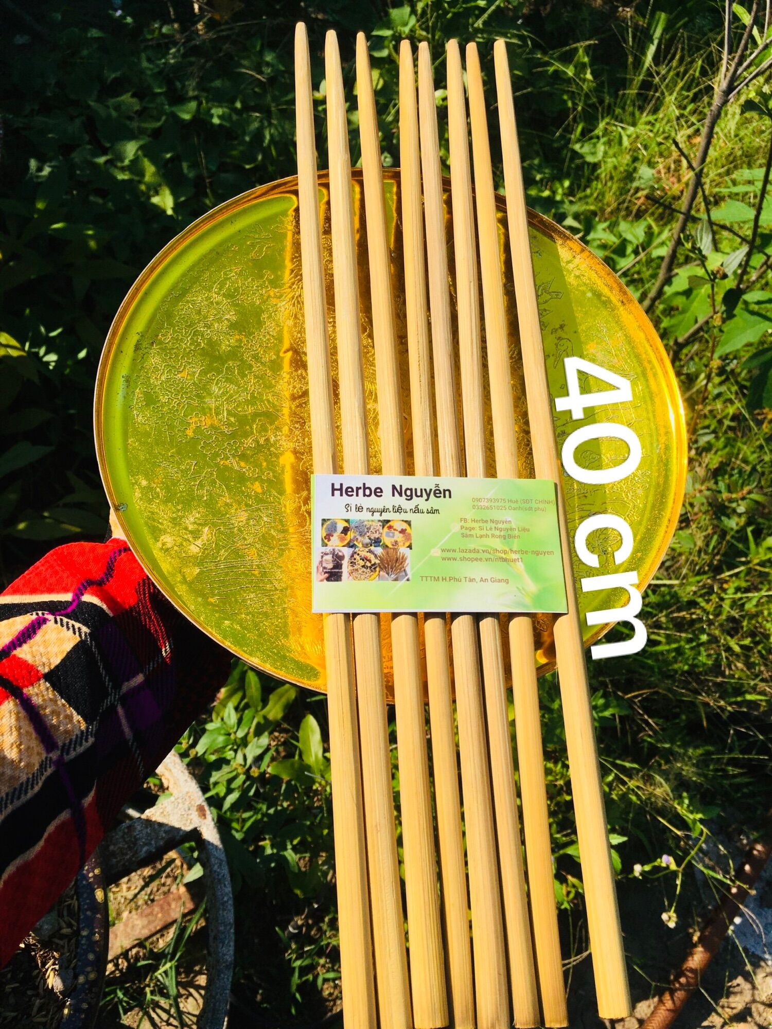 Đũa dài 8 chiếc tre rừng thiên nhiên