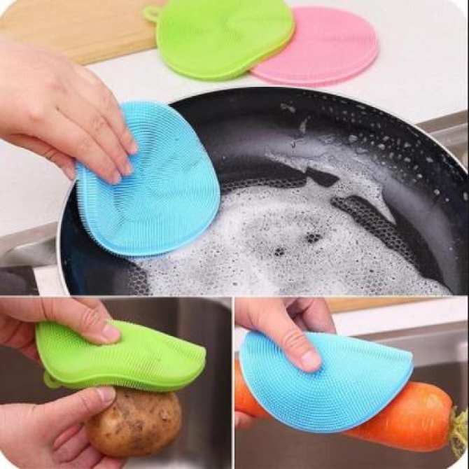 Miếng rửa chén silicon tiện dụng