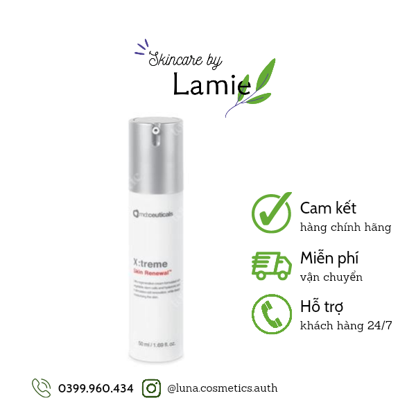 Kem Dưỡng X:treme Skin Renewal Md:ceuticals tế bào gốc phục hồi và giữ ẩm cho da 50ML