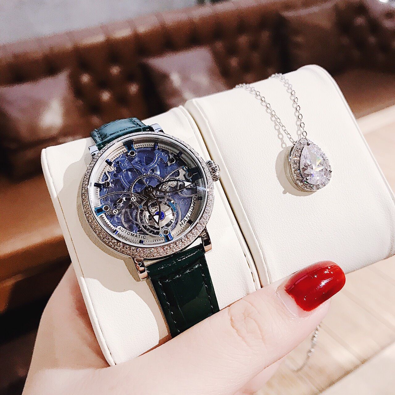 Đồng Hồ Nữ Hanboro Automatic