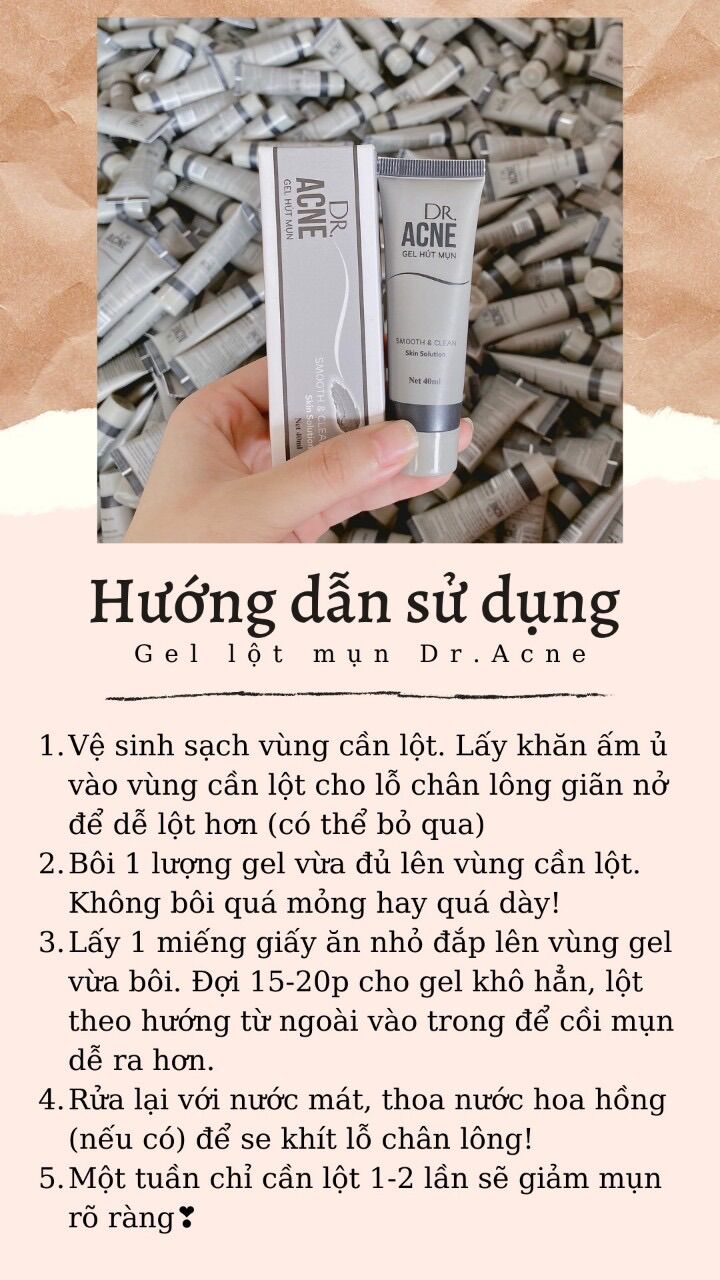 (chính hãng) Lột mụn đầu đen dr.ance