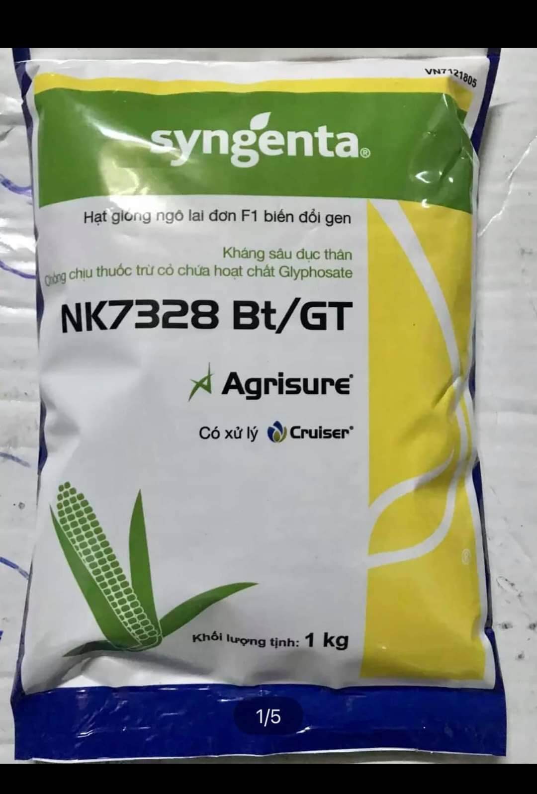 Nk7328 btgt hạt giống ngô kháng sâu, bắp to