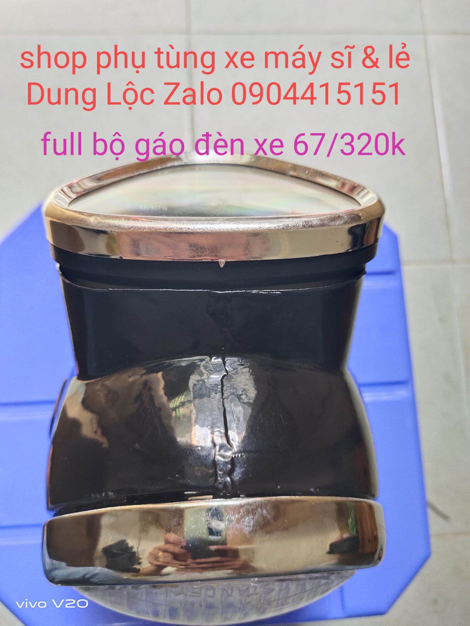 full nguyên bộ đầu đèn dùng cho dòng xe máy honda 67 bao gồm gáo đèn làm họp kim sắt, bộ đèn pha trước loại tốt,1 cái đồng hồ không chạy.
