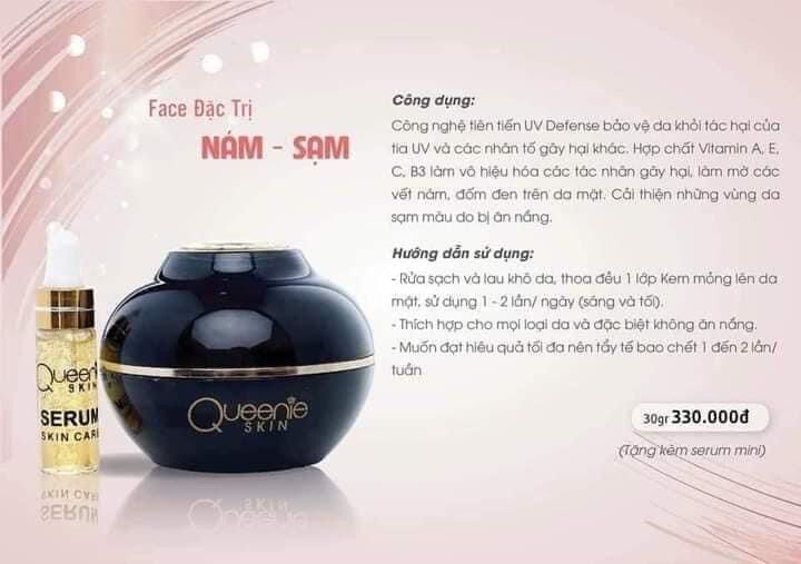 Face nám queenie