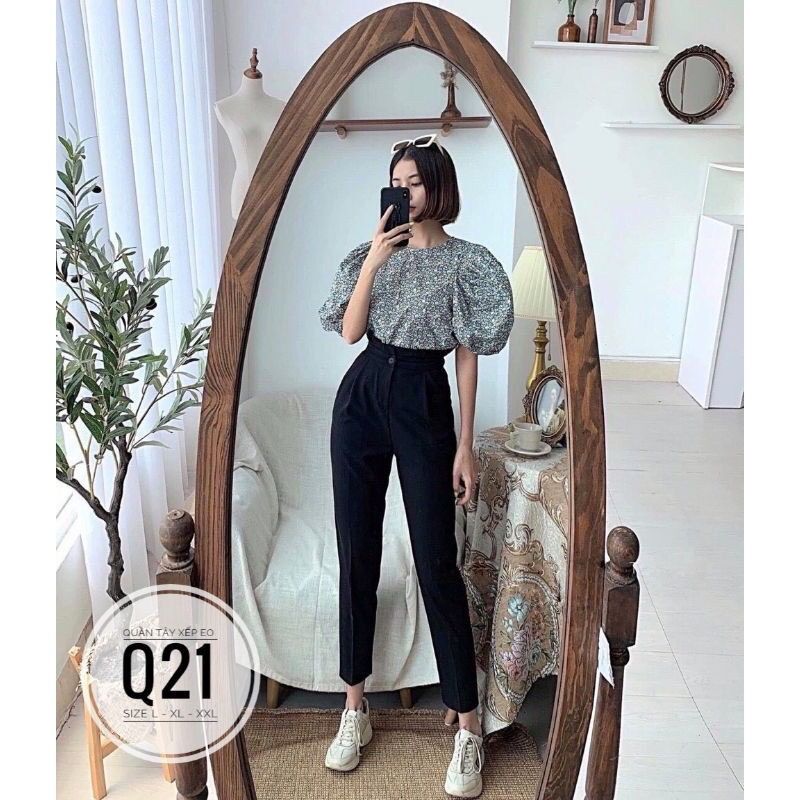 60-90kg Bigsize QUẦN TÂY XẾP EO Q21