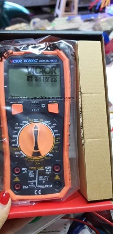 Đồng hồ vạn năng điện tử hiển thị số victor vc890c +