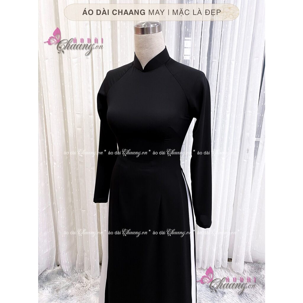 [ thanh lý ] [ ảnh thật ] [ siêu rẻ ] Thanh lý áo dài đen size S, M k quần