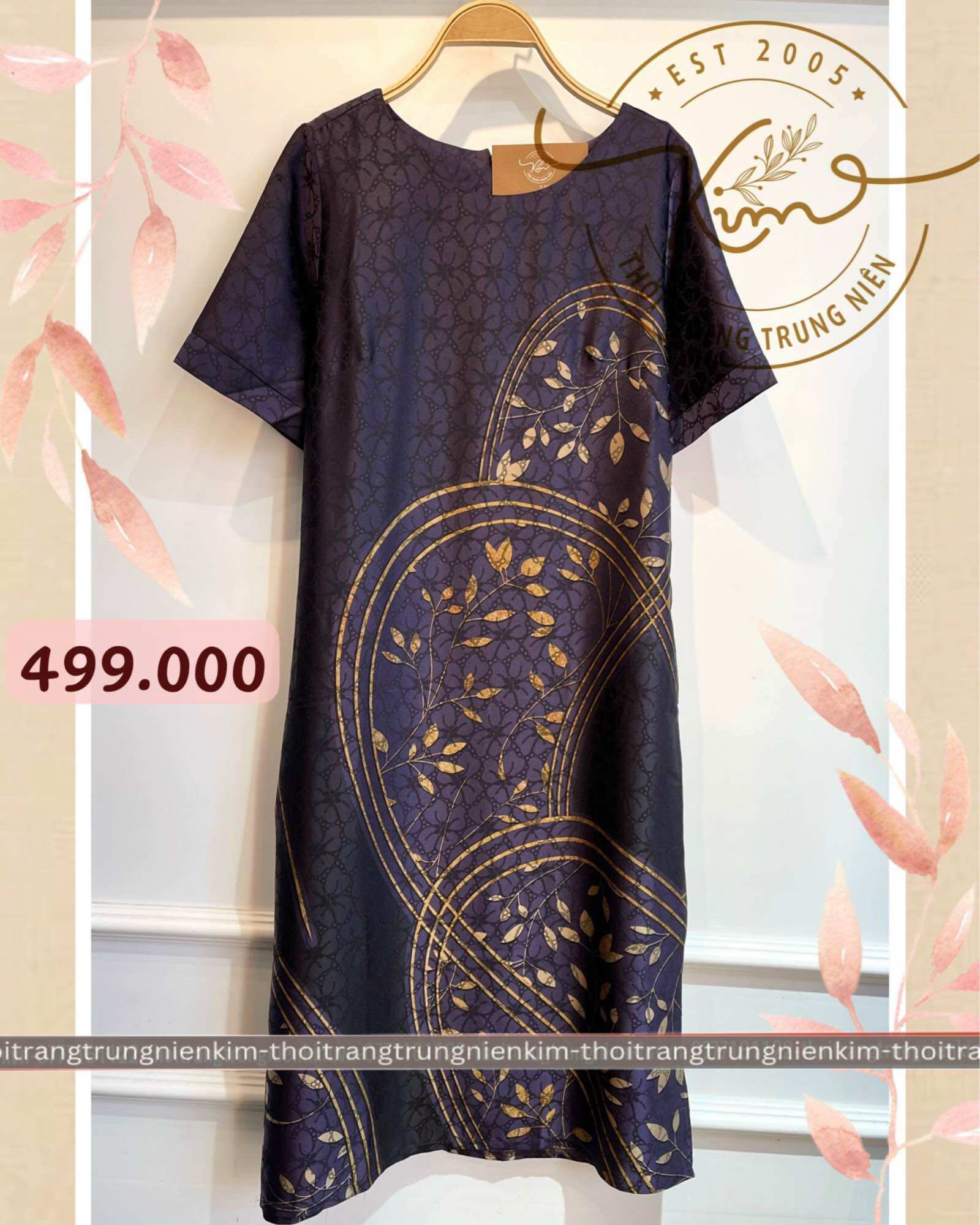 Đầm Lụa vân gấm