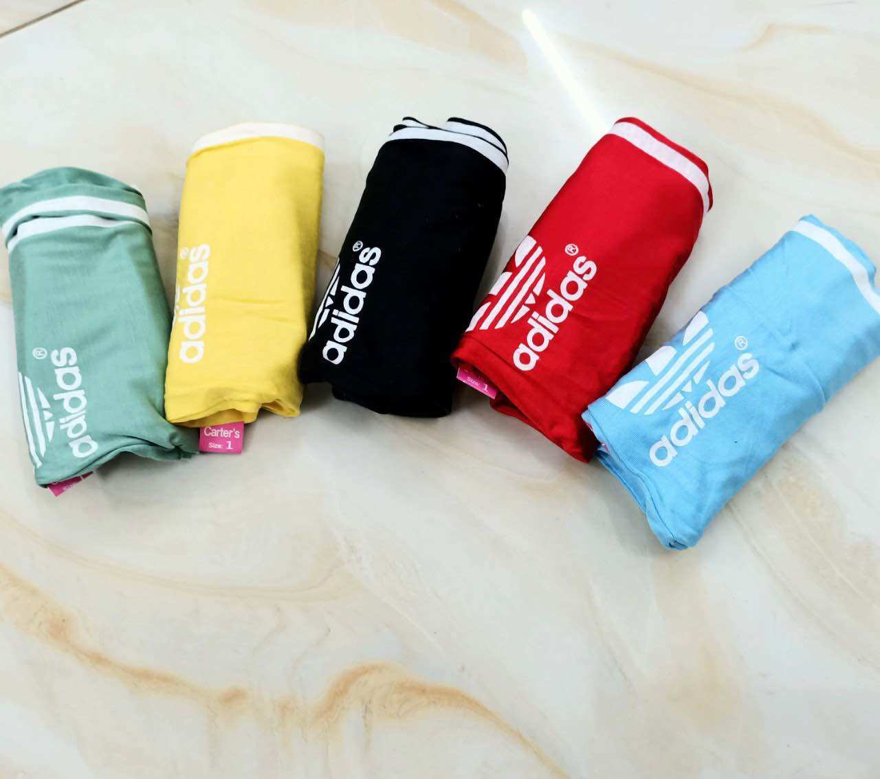 Quần dài thun lạnh logo adidas cho bé
