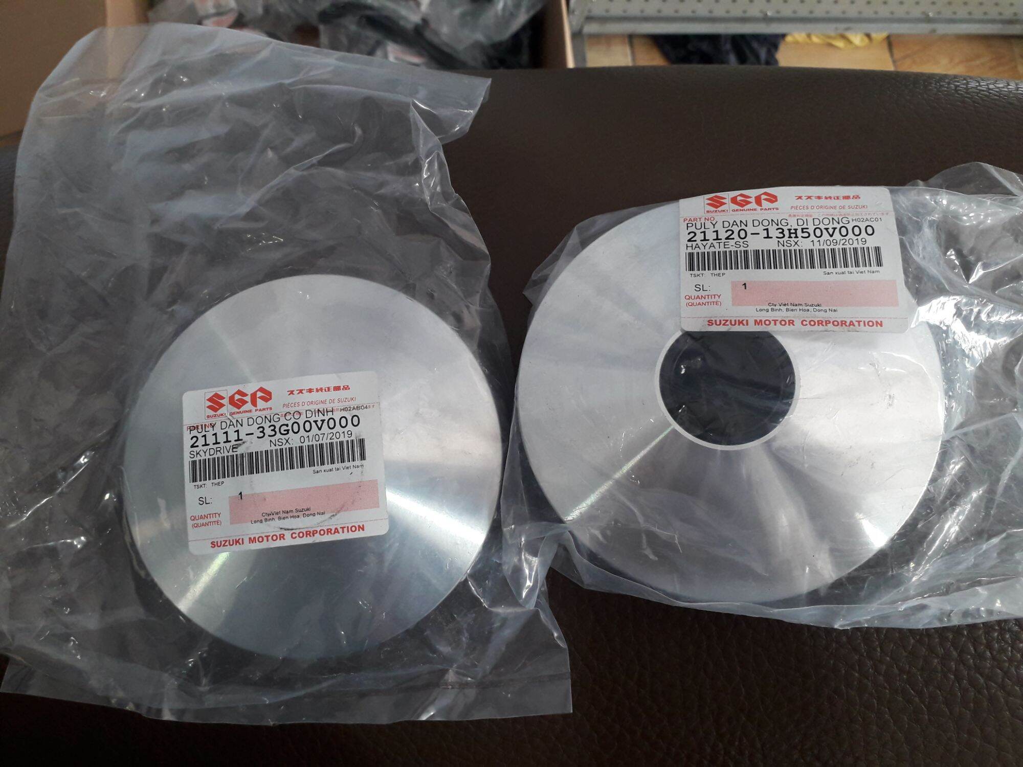 Bộ puly nồi trước suzuki Hayate 125