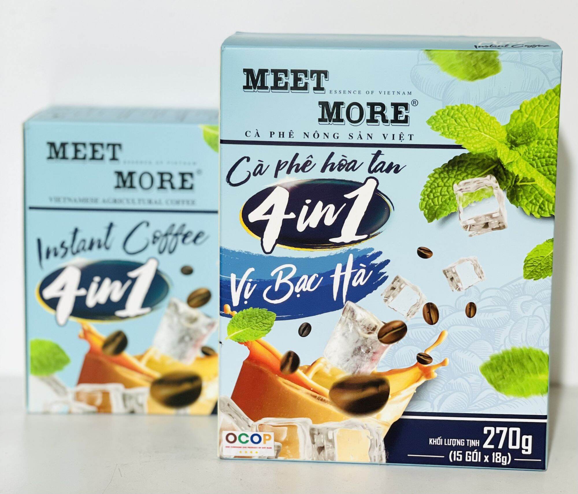 Cafe hộp 4in1 meet more vị bạc hà 15g x18g