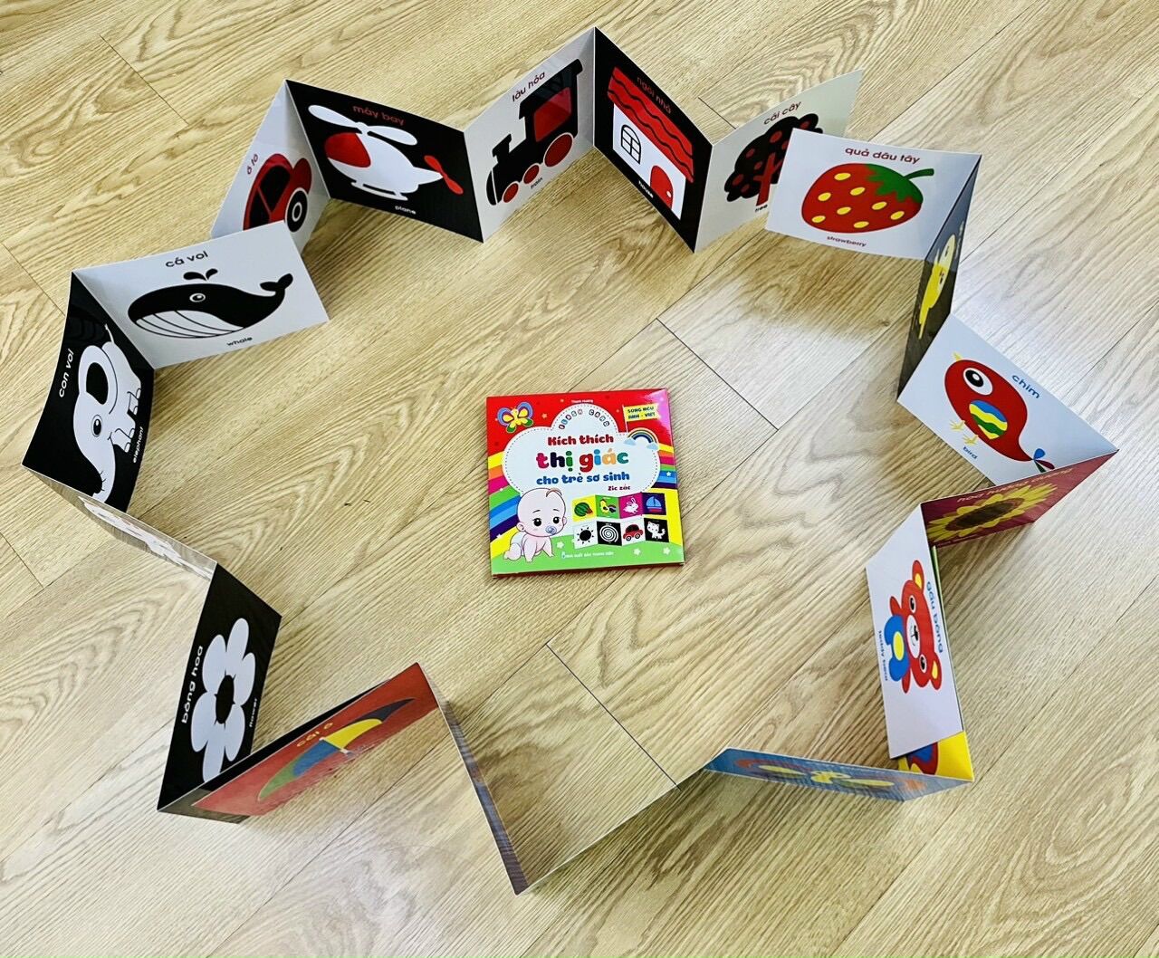 Thẻ Kích Thích Thị Giác Cho Trẻ Sơ Sinh