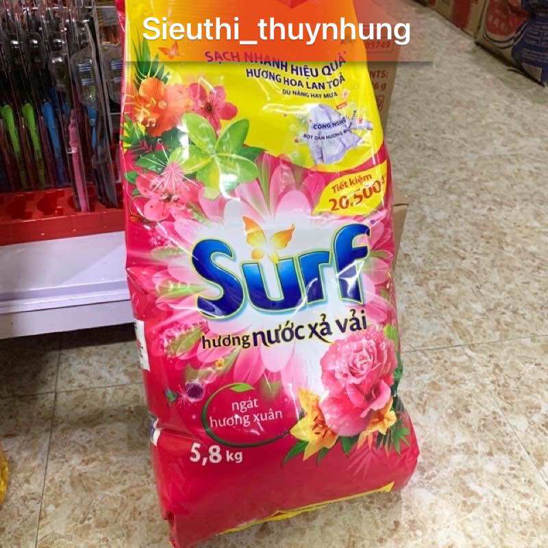 Bột Giặt Surf 5,5Kg/5,3kg Mới