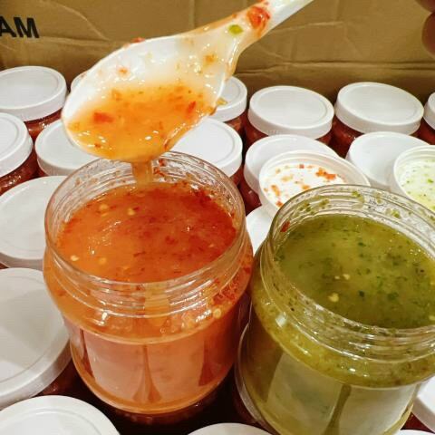 55k hủ 500gr nước chấm thần thánh ớt đỏ