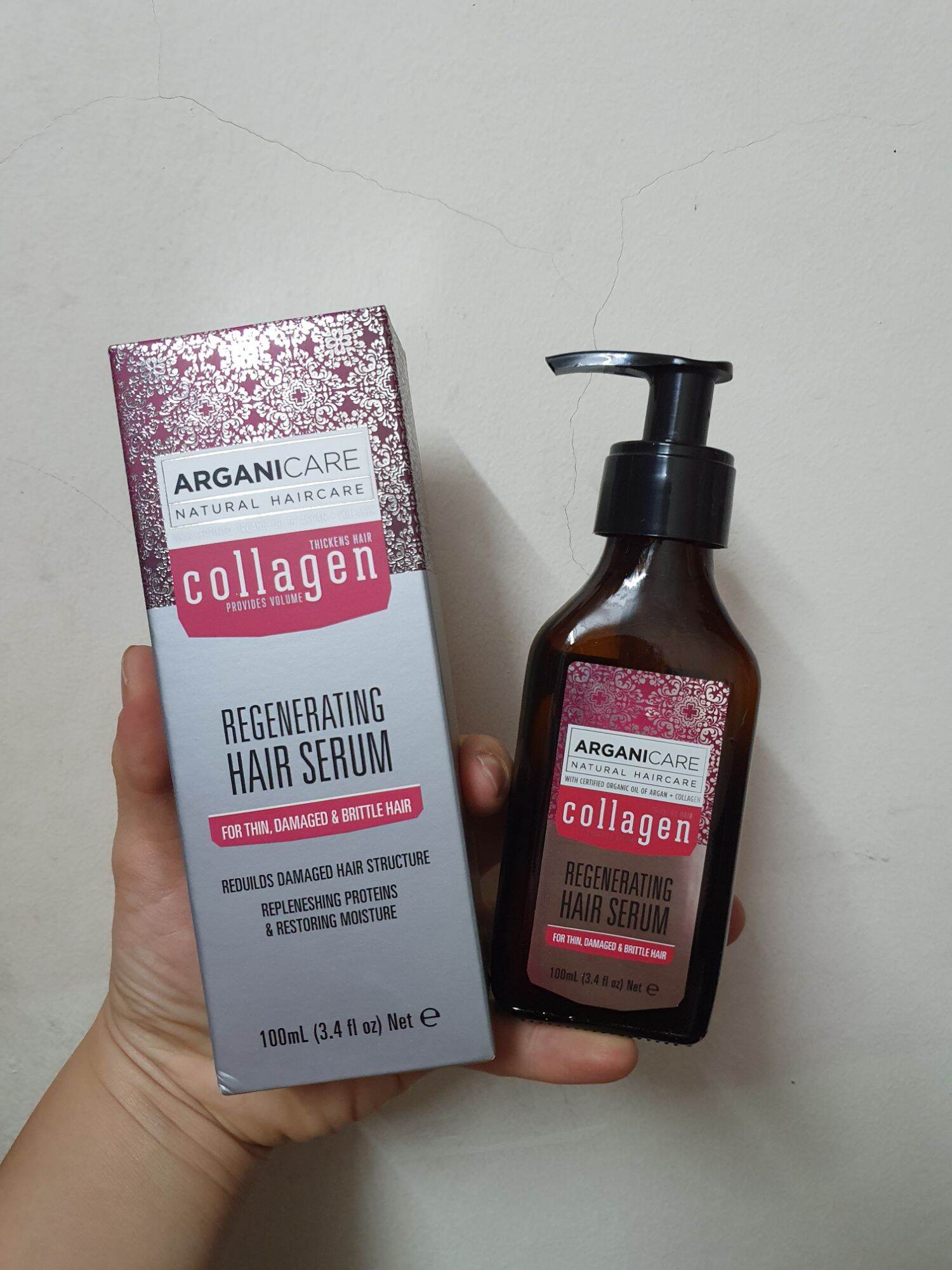 Tinh chất serum dưỡng tóc bổ sung collagen Argancare Hair Serum 100ml